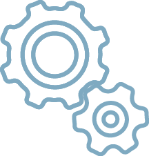 Graphic of cogs